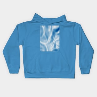 Satin blue Kids Hoodie